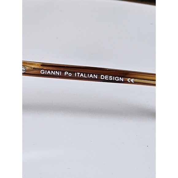 GIANNI PO WOMEN'S EYEGLASSES GP 2603 55-17 145 Brown Tortoise NWT DEMO LENSES - Picture 15 of 16